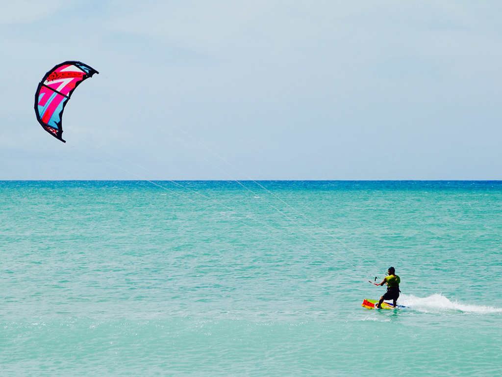 kitesurfen in Kaapverdië - Constante wind