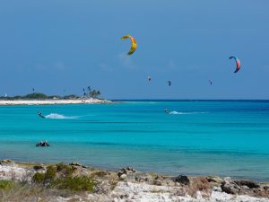 Kitesurfen op Bonaire - 300 dagen per jaar wind